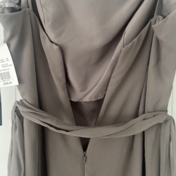 White by Vera Wang Gray dress size 4 - Picture 3 of 3